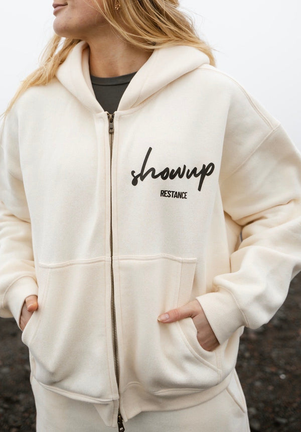 SHOW UP ZIP HOODIE