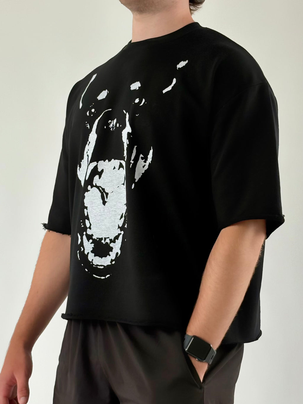 CROPPED OVERSIZED TEE