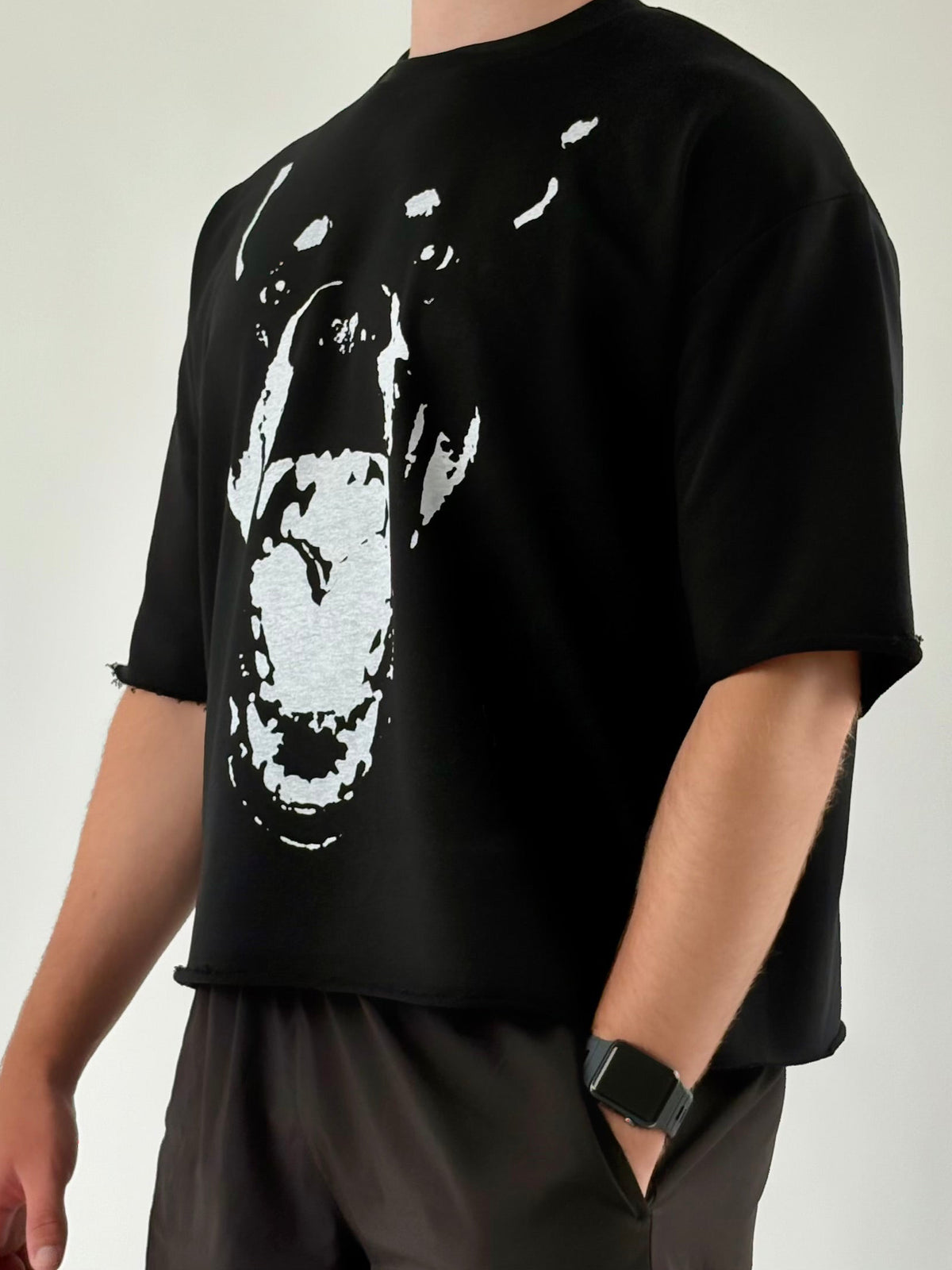 CROPPED OVERSIZED TEE